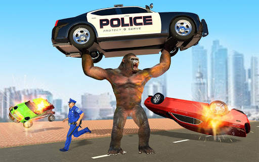 Incredible Monster Gorilla Rampage: Animal Games screenshot 3