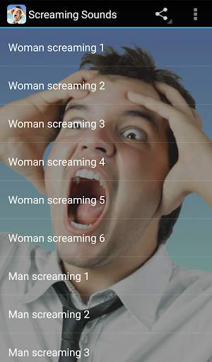 Screaming Sounds Prank screenshot 1