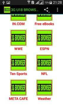 3G U18 BROWSER screenshot 7