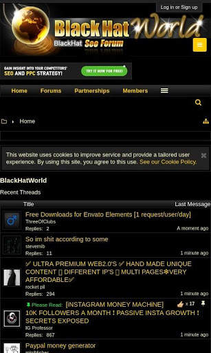 BlackHatWorld screenshot 2