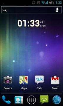 Clean Clock Widget screenshot 1