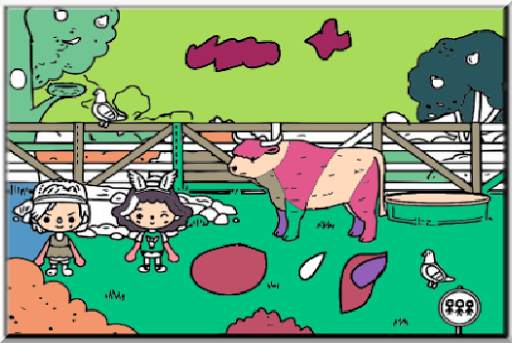 Coloring Tocɑ world life screenshot 1