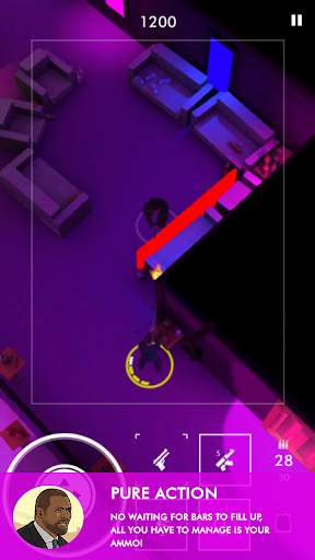 Neon Noir - Mobile Arcade Shooter screenshot 1