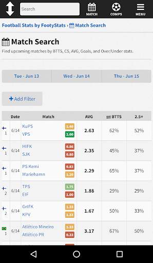 FootyStats Lite - Soccer Stats screenshot 6