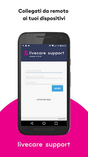 Livecare Support Mobile screenshot 1