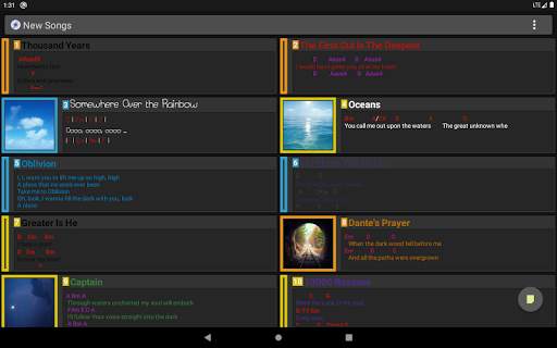 LyricsNote - Guitar Chords & Lyrics in a Notepad скриншот 10