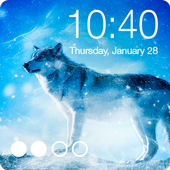 Wolf Lock Screen Wallpaper Security Phone Pattern icon