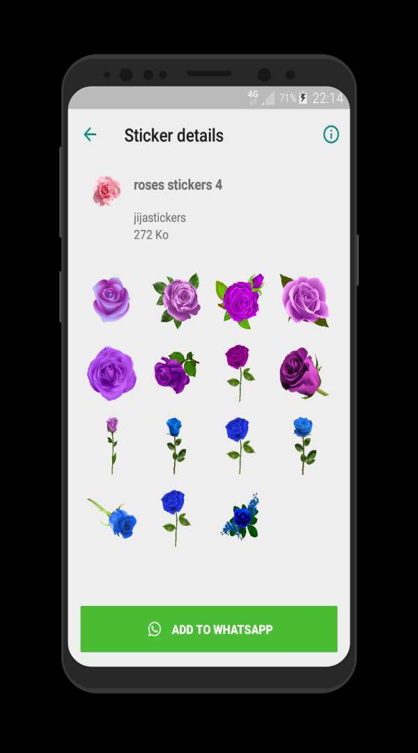 New WAStickerApps Roses  Flowers Stickers screenshot 14