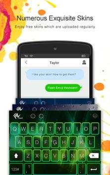 Flash Emoji Keyboard screenshot 3