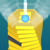 Stack fall 3D icon