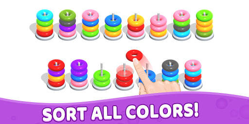 Color Hoop Stack - Sort Puzzle screenshot 5