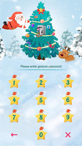 AppLock Theme Christmas Tree screenshot 2