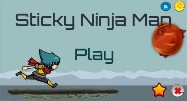 Sticky Ninja Man screenshot 1