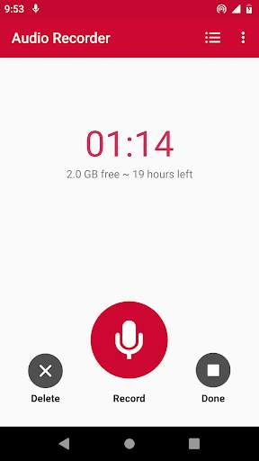 Audio Recorder - High-quality voice recorder скриншот 1