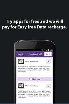Free data recharge screenshot 2