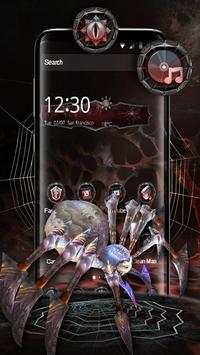 3D Horror Dark Spider Theme screenshot 2