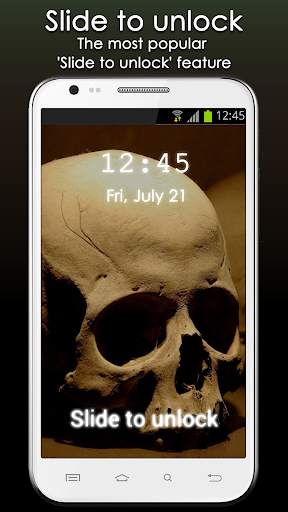 Scary Skull Lock Screen 2 تصوير الشاشة