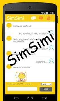 Free SimSimi Talking Guide 1 تصوير الشاشة