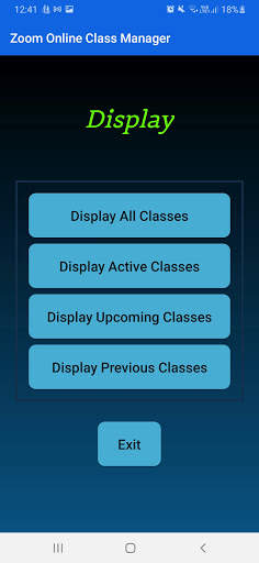 Zoom Online Class Manager screenshot 4