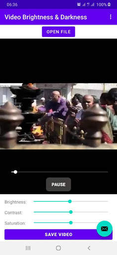 Video Brightness Increaser - Darkness & Contrast screenshot 1