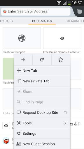 FlashFox - Flash Browser screenshot 6