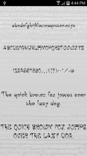 Cute Fonts for Android screenshot 5