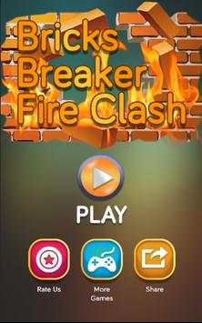 Bricks Breaker : Fire Clash screenshot 1