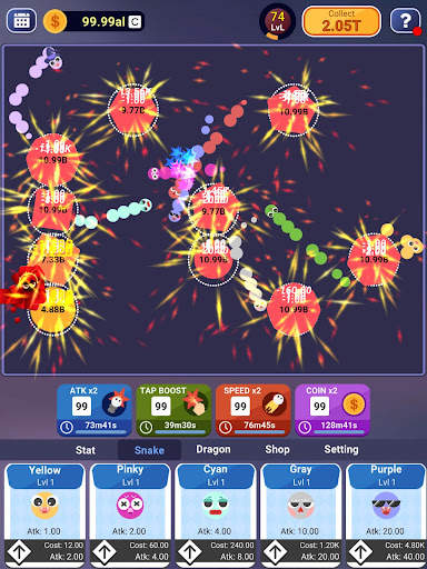 Idle Snakes - io games screenshot 10
