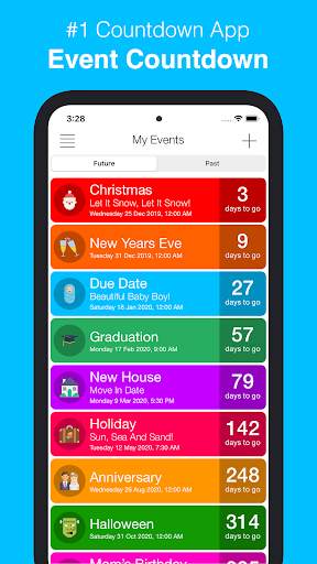 Event Countdown - Calendar App screenshot 1