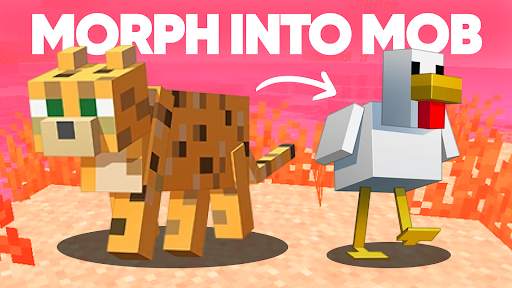 Minecraft Mods: Morph into Mob screenshot 1