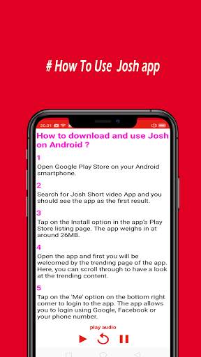 Josh Short Video App - Guide for Josh | Josh Guide screenshot 3