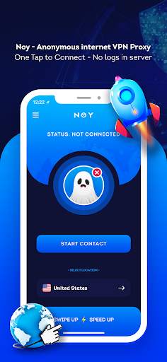 Noy - Anonymous internet VPN Proxy screenshot 1