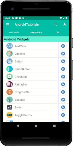 Tutorial for Android : Quiz an 4 تصوير الشاشة