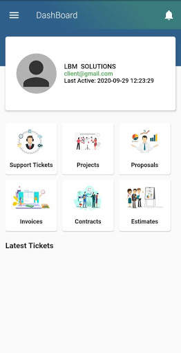 Client App For Perfex CRM screenshot 1
