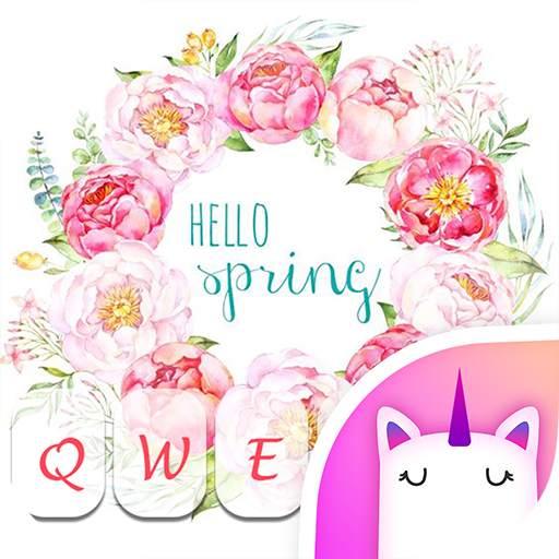 Spring Flower Keyboard Theme for Girls 1.0