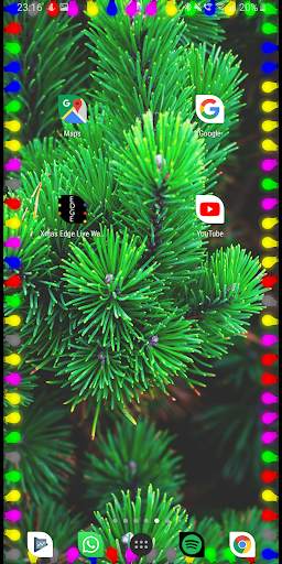 Xmas Edge Live Wallpaper (Edge Lighting S20, S21) screenshot 2