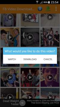 Downloader Video for Facebook screenshot 2