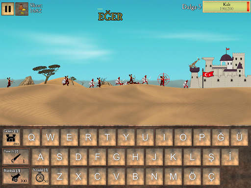 Yazı Defansı - Yazı Yazma Oyunu screenshot 5