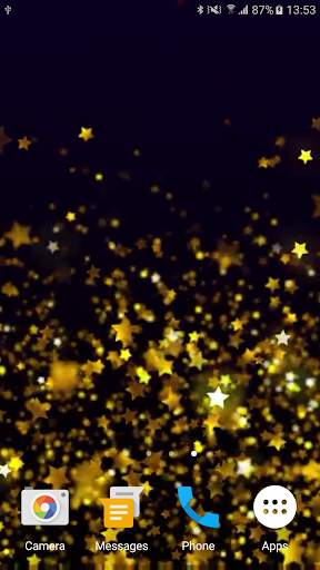 Gold Stars Live Wallpaper screenshot 6