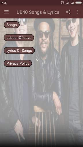 UB40 Songs & Lyrics 1 تصوير الشاشة