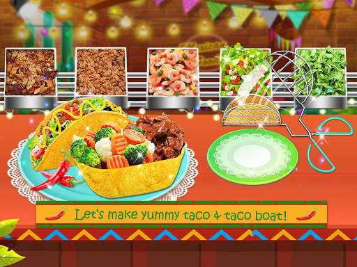 Mexican Foods Maker - Free Fiesta Cooking Games screenshot 2