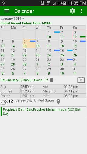 Islamic Prayer Time & Calendar screenshot 1