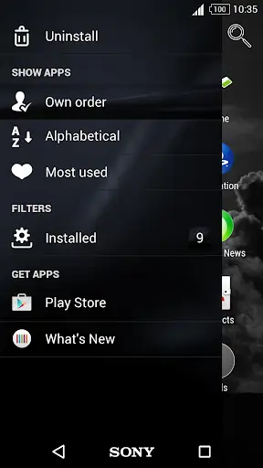 Black for Xperia screenshot 3