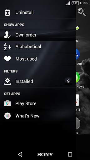Black for Xperia screenshot 3