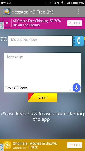 Message ME : Free SMS screenshot 2