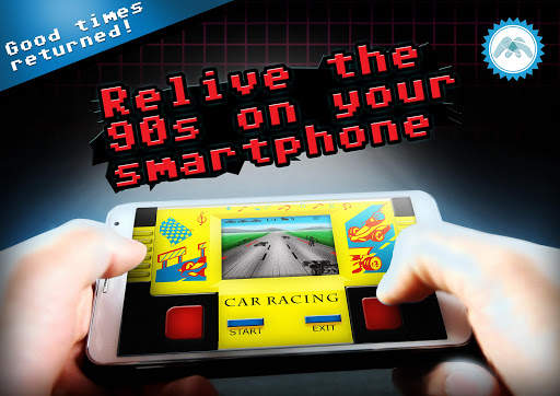 Handheld lcd car racing screenshot 1
