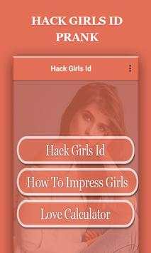 Hack Girls ID Prank screenshot 1