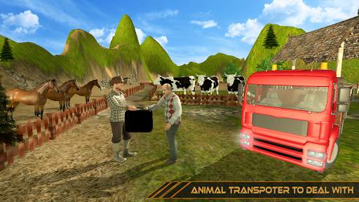 Offroad Animal Transport Truck Driver 3D screenshot 12