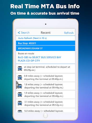 NYC Bus Time - New York Bus Tracker screenshot 8
