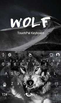Wild Wolf Keyboard Theme screenshot 1